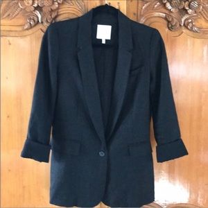 Joie Black Linen Blazer